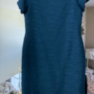 Avenue blue textured dress